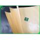 100% Biodegradable 40gsm 50gsm 60gsm PE Coated Food Grade Paper Roll For Food Wrapping