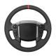 Car Accessories DIY Colors Hand Stitching Faux Suede Steering Wheel Cover for Land Rover Discovery 4  2010-2016