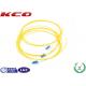 LC UPC Simplex Fiber Optic Cable 0.9mm PVC Cover , Fibre Optic Patch Cable