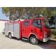 10KG Light Water Tanker Fire Fighting Vehicle With Piston Vacuum Pump 3500 Liters