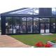 High Reinforced Aluminum Outdoor Wedding Tents With Sidewalls Glass Cover 20x20m