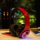 BH3 Glowing Headphones Bluetooth 4.1 Wireless Stereo Portable Foldable Headphone TF Card LED Light Wired Earphone Mic fo