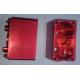 Red Anodized Custom Precision CNC Machining Services Aluminum Electronic Enclosures