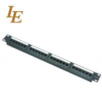 19 Inch Rj45 Cat5e Utp 24 Port Network Patch Panel