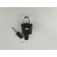 Hot sale PC  Travel Luggage TSA  lock&25.7g Tsa Lock&Black Plastic  padlock with key