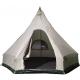 360 X 360 X 280CM Outdoor Pyramid Camping Shelter Tent With  1 - 2  Ventilation Windows