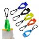 Plastic Glove Clips Multi-Color Custom Logo Safety Interlock Clips for Labor Work