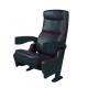 Black Color Home Theater Chairs Fixed Armrest 540mm Width 445mm Depth