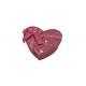 Luxury Paper Gift Packaging Box , Wedding Printed Heart Shaped Chocolate Box