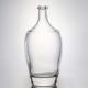 Glass Collar 500ml 700ml 1000ml Empty Flint Gin Rum Champagne Liquor Bottle with Cork