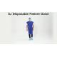 OEM Patient Gown Hospital Open Shoulder Patient Gown SMS Short Sleeve Hospital Patient Gown Disposable