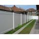 White Color PVC Privacy Fence, House Private Fence, American Style Fence For