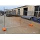 OD 32 Pipes Secure Temporary Fencing Construction Site Fence Panels Industrial Style