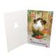 300gsm Paper Musical Paper Greeting Cards Handmade Built In Slider Switch