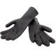 Latex Heavy Duty Industrial Rubber Gloves Solvent Resistance Flock Lined Rubber Gloves
