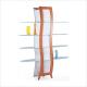 Wooden Display, wood display stand /shelf/rack with board and metal