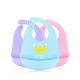 Feeding Silicone Baby Bibs With Ultra Soft Edges Multi Color Easy To Use