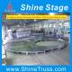 Hot sale aluminum simple concert stage/wedding stage
