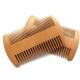 Customized Logo Peach Wood Beard Comb Thick Sandalwood Hair Comb