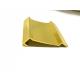 Yellow C38500 Extruded Brass Profiles , 4m Long Metal Door Profile