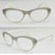 Ladies Fashion Oval Acetate Eyeglasses Frames / Optical Frames With Lightweight