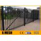 6 Point Welds Security Metal Fencing Black Aluminium Palisade Fence