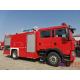 Industrial 206kw Water Foam Fire Truck Double Cabin Howo Chassis 4×2 Drive
