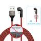 2.1A 5S Mobile Phone Nylon Braided Micro USB Cable Fast Charging 1M 2M 3M