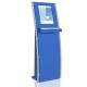 Metal Keyboard Self Service Information Kiosk With With Track Ball Or Touch Pad