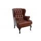 Leisure Antique Leather Armchairs Leather Chesterfield Office Chair