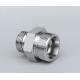 Medium Carbon Steel 1cm-Wd Stainless DIN2353 Bite Ferrule Type Connector Tube Adapters