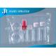 Airplane Travel Bottle Set No Leaking Squeezy Function Eco - Friendly Tight Sealing