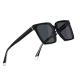 UV Blocking Square Acetate Sunglasses Large Frame Polarized Impact Resistant