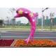 OEM / ODM Decorative Dolphin Sculpture , Life Size Outdoor Statues Weatherproof