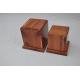 Vertical Cedar wood Pet Urns, 2pcs of a set include small and large Ash urns