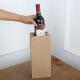 Customized Logo Gravure printing Kraft Paper Bags for Beer Wine Bottle Hand Tote Gift