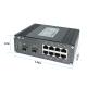 Industrial 8-port 10/100/1000Base-T + 2-port 1000BASE-X Ethernet Switch