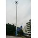 High mast lamp pole steel tubular pole
