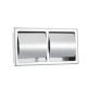 User - Friendly Toilet Paper Holder Twin Toilet Roll Dispenser PP TPR Material