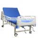 ABS Blue Headboard Two Cranks Manual Nursing Bed Medical Equipment