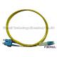 SC To LC Fiber Patch Cable , Optical Fiber Patch Cord SM Duplex With Pulling Eye