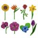 Mini Plant Figures Playsets 8 PCS Flower Model Toy Collection Party Favors Toys For Boys Girls Kids