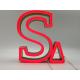 15-25mm Lighted Neon Channel Letter Signs IP65 With Weep Holes