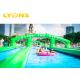 Funny Commercial Insane Huge Inflatable Water Slide PVC Tarpaulin Durable