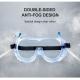 Double Sided Eye Protection Goggles Anti Fog Safety Glasses For Chemistry Lab