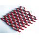 2m Length Red Color Raised Aluminium Diamond Mesh Sheet