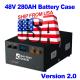 US Stock 51.2V 280Ah Metal Enclosure Lifepo4 Lithium Battery Kits ABMS DIY