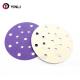 120 Grit Anti Clog Zirconia Sanding Disc 17 Holes For Wood And Car