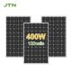 400 Watt Full Black Solar Panel with Glass Surface Material and 12-Year Workmanship