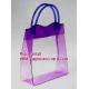 clear pvc packaging bag with handle for wine, vinyl pvc zipper gift tote bags with handles, gift bag with plastic snap